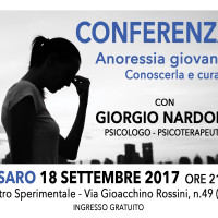 Conferenza con Giorgio Nardone: L'ANORESSIA GIOVANILE. CONOSCERLA E CURARLA